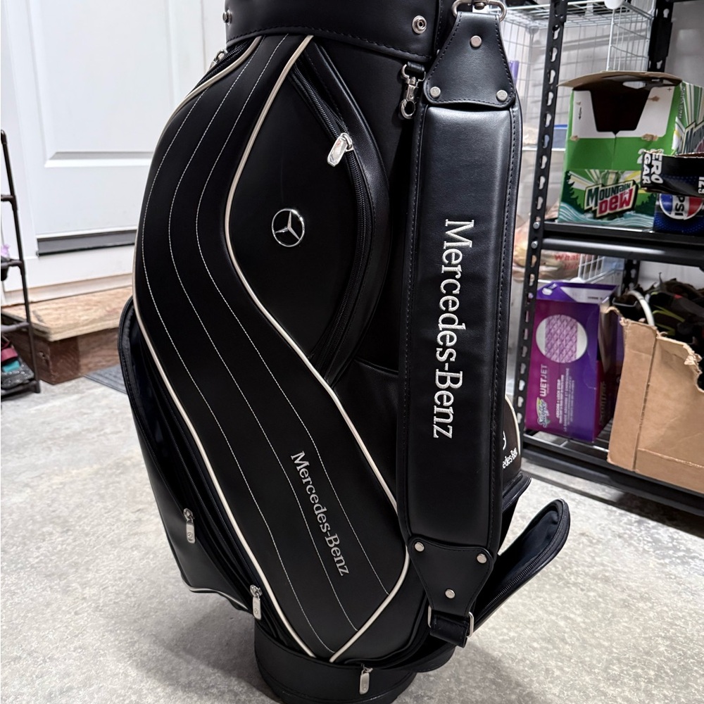 Mercedes-Benz Black Golf Bag - Picture 6 of 12